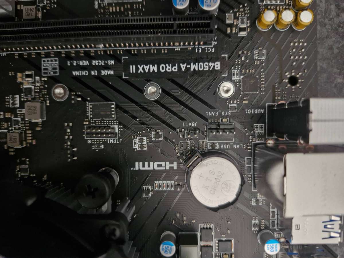 MSI B450, Ryzen 5500, 16GB Ram combo