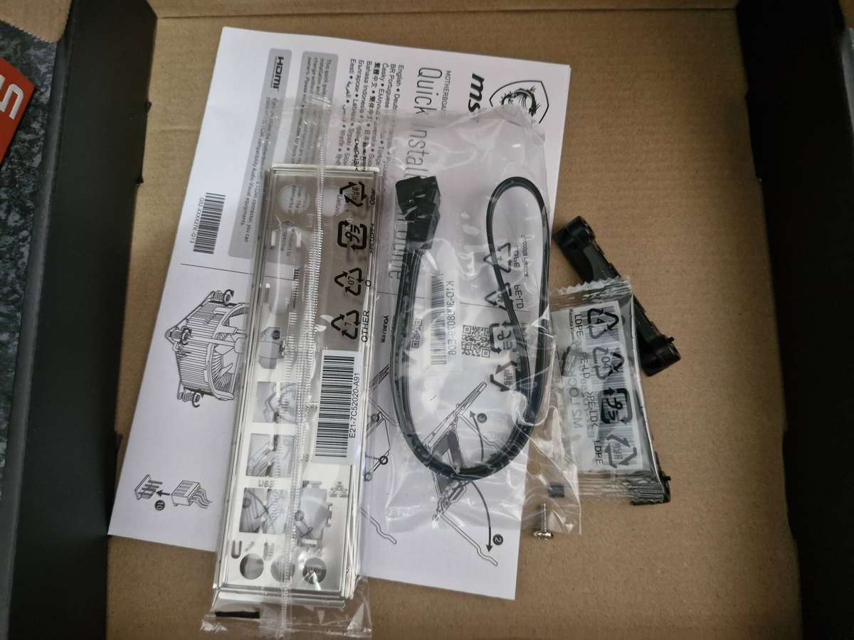 MSI B450, Ryzen 5500, 16GB Ram combo