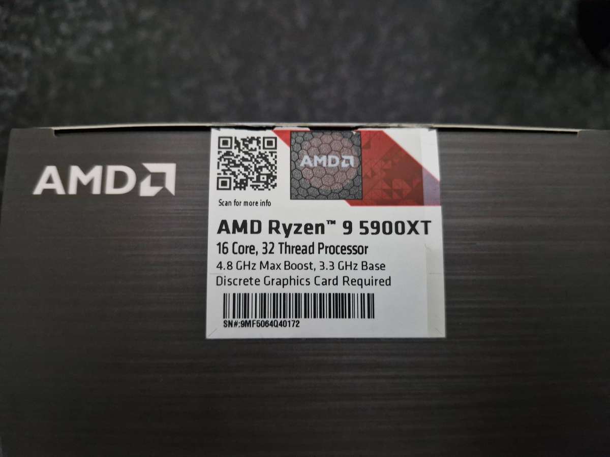AMD Ryzen 9 5900XT , 16Core/32Thread Processor