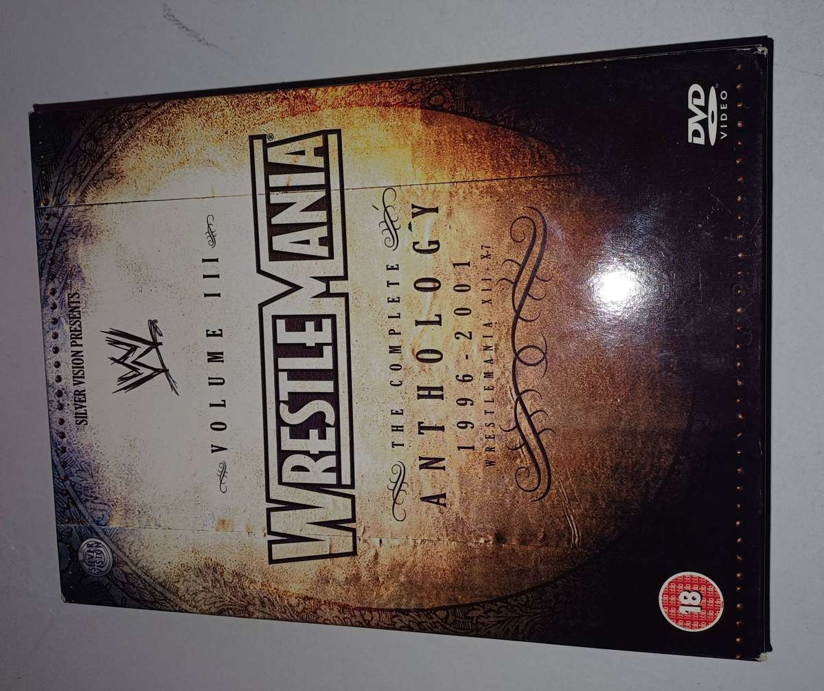 WWE Wrestlemania Complete Anthology  Volumes 1 to 4