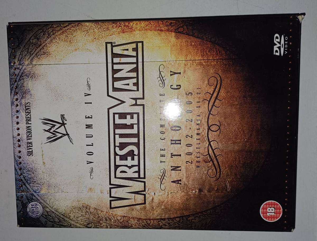 WWE Wrestlemania Complete Anthology  Volumes 1 to 4