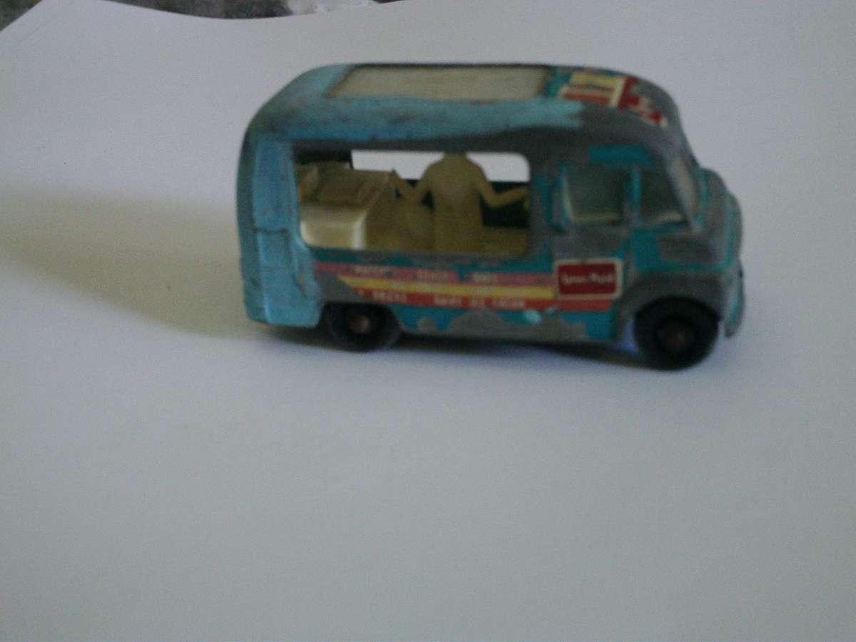Matchbox Regular Wheels Commer Ice Cream Canteen Lesney England #47b1