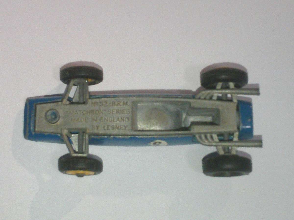 Matchbox Regular Wheels BRM Racing Car Lesney England #52b