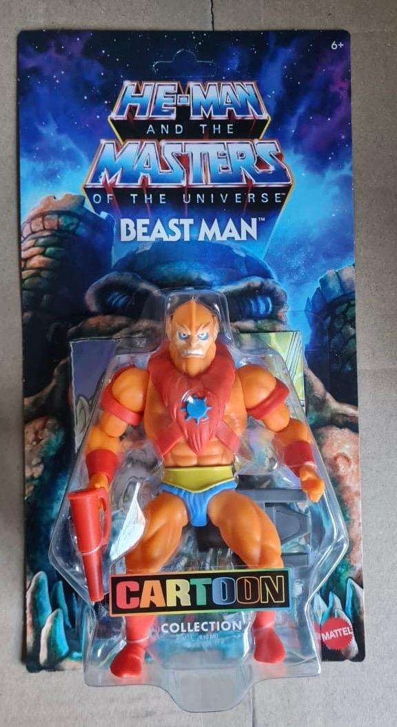 Beast man Origins cartoon Vintage Masters Of The Universe Classics Motuc He-man motu