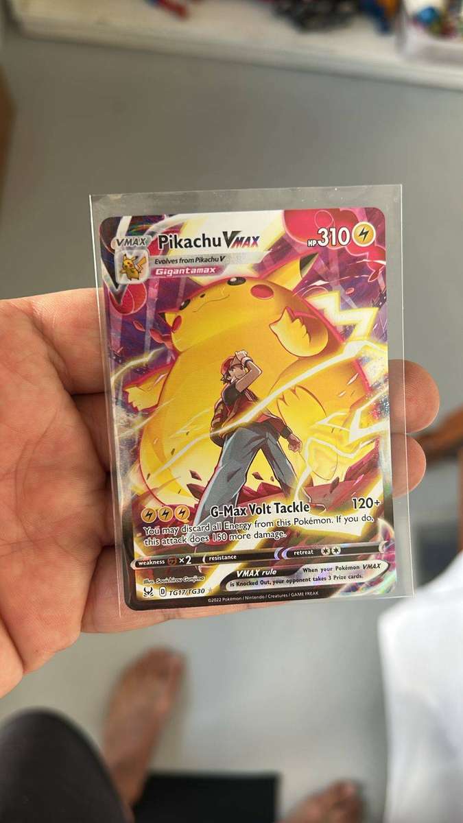 Pokémon Pikachu TCG VMAX Card TG17/TG30