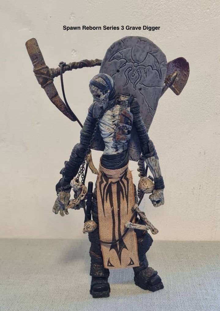 Spawn Reborn Series 3 Grave Digger McFarlane Toys 2005 - READ DESCRIPTION
