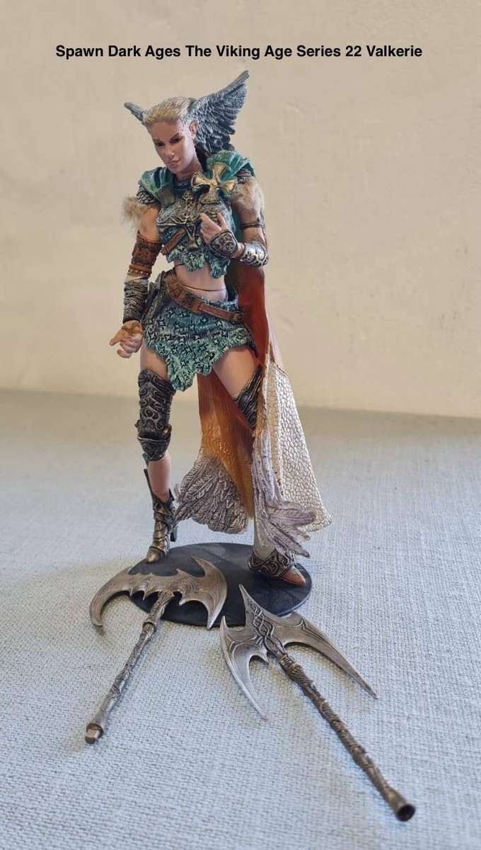 McFarlane Dark Age VALKERIE Regular Spawn The Viking Age Series 22 - READ DESCRIPTION