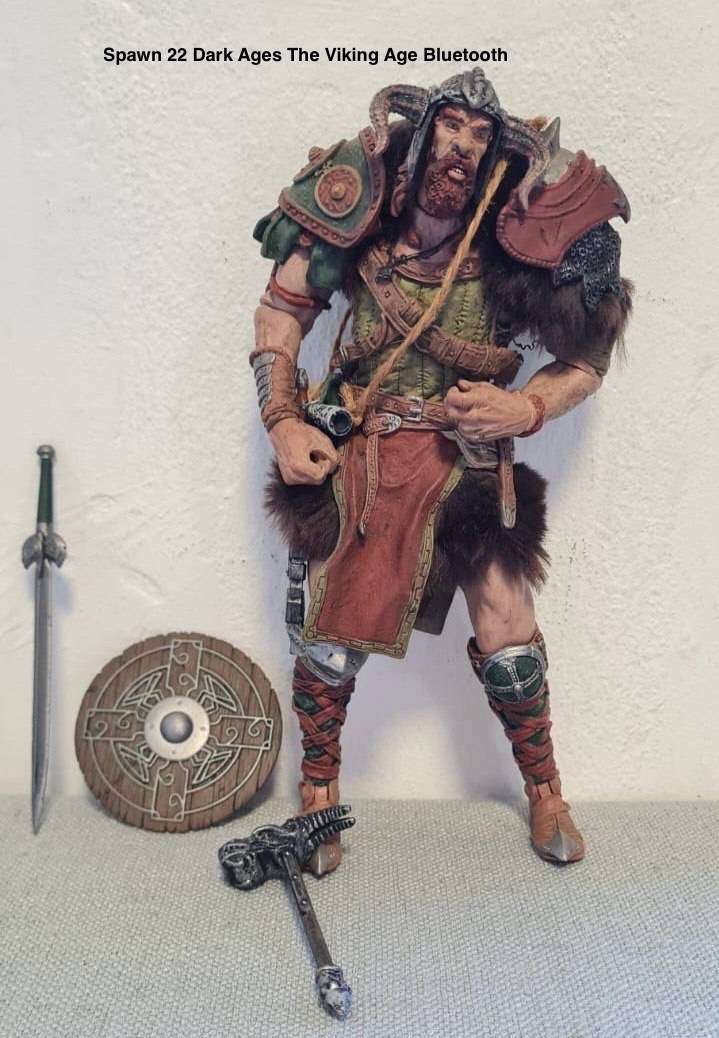 2002 McFarlane Toys Spawn Dark Ages Viking Age Series 22 Figure Bluetooth