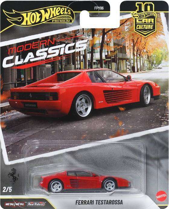 Ferrari Testarossa Hotwheels Hot wheels Matchbox Majorette 1:64 real riders