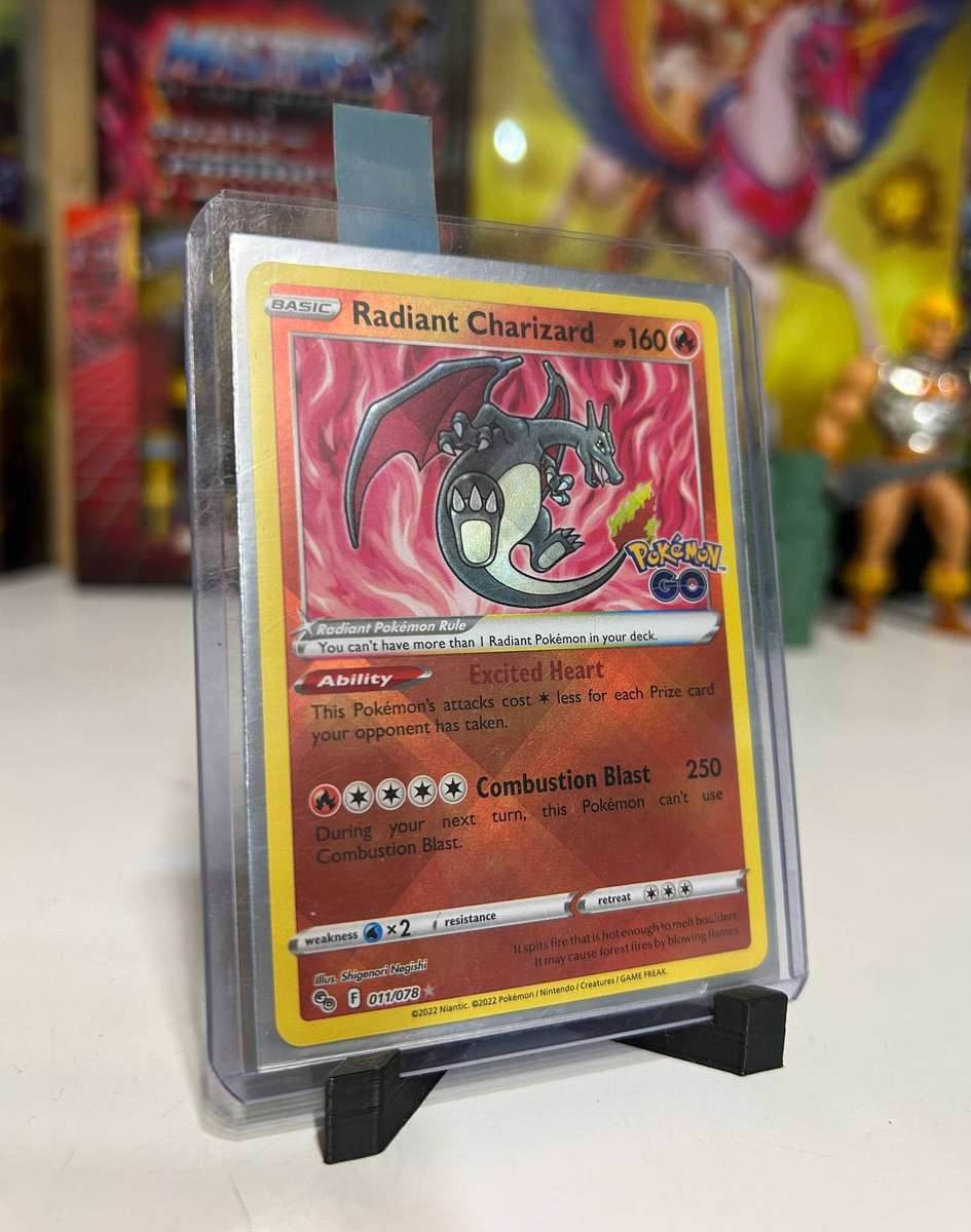 Pokémon cards Radiant Charizard 011/078 Pokémon GO Holo