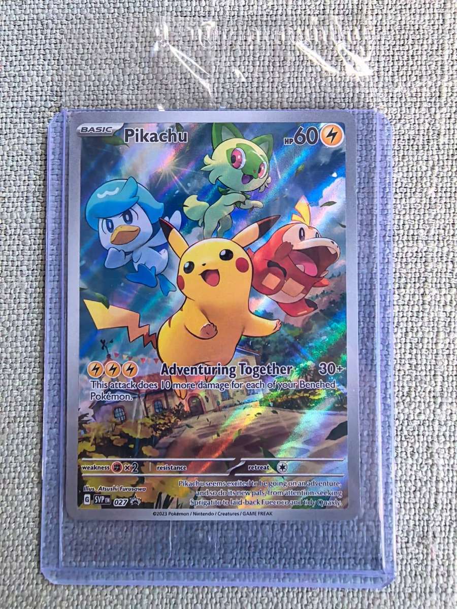 Pikachu 027 Scarlet & Violet Pokemon Card English Mint Switch sealed