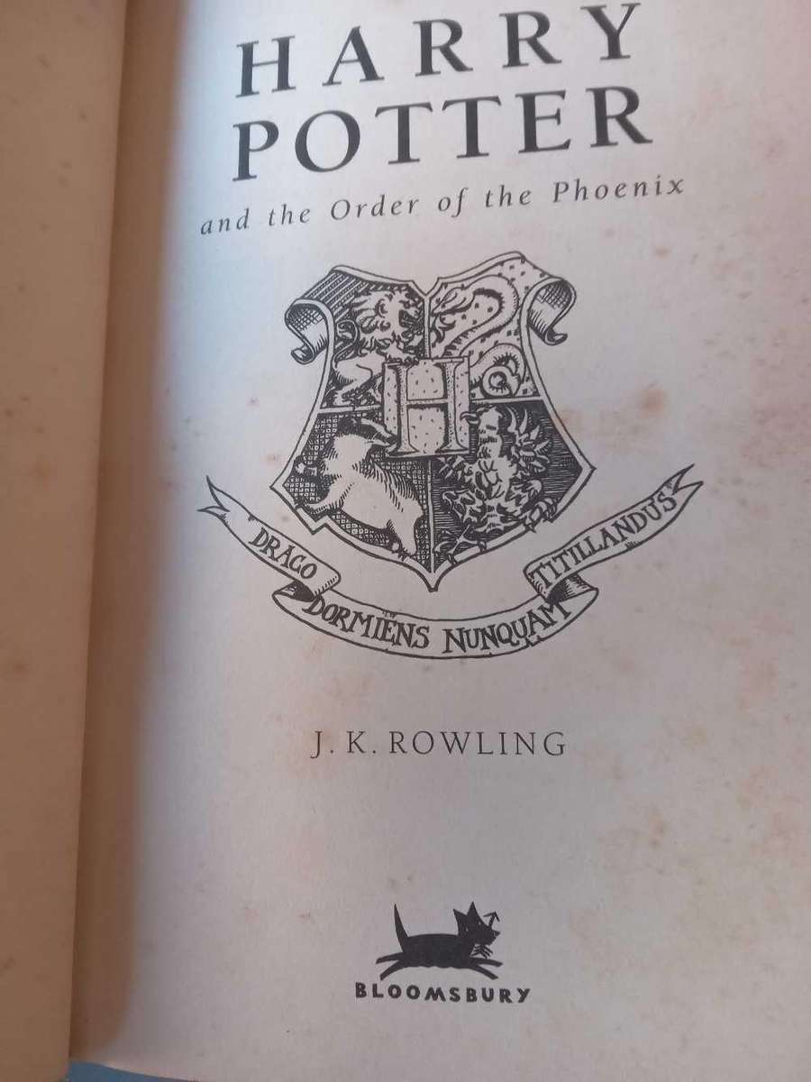 Rare Harry Potter And The Order Of The Phoenix - (First Edition)