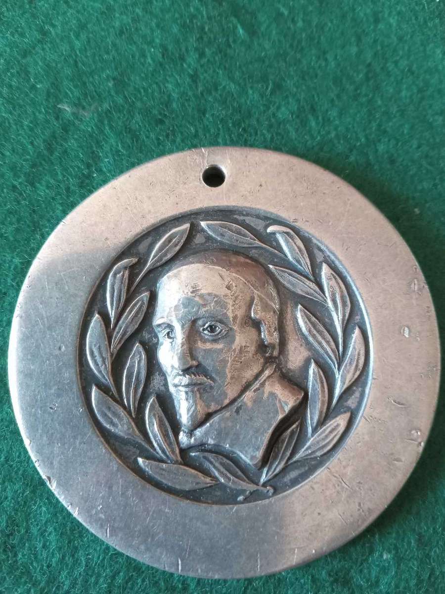 Sterling Silver William Harvey Medallion