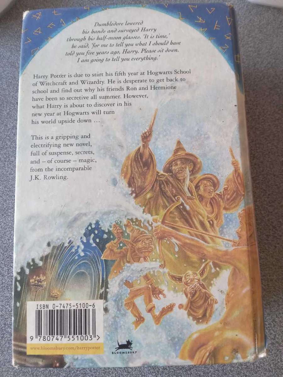Rare Harry Potter And The Order Of The Phoenix - (First Edition)