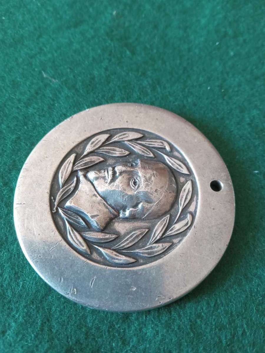 Sterling Silver William Harvey Medallion