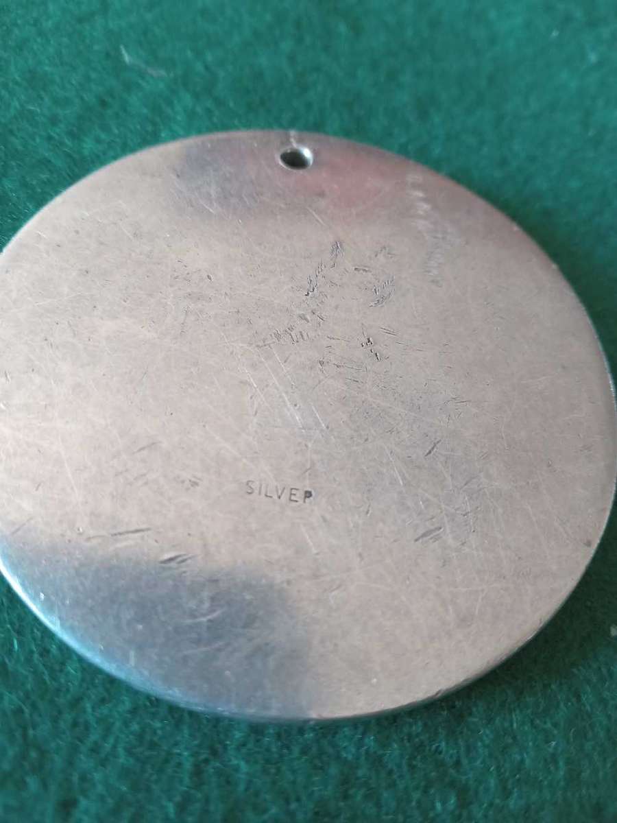 Sterling Silver William Harvey Medallion