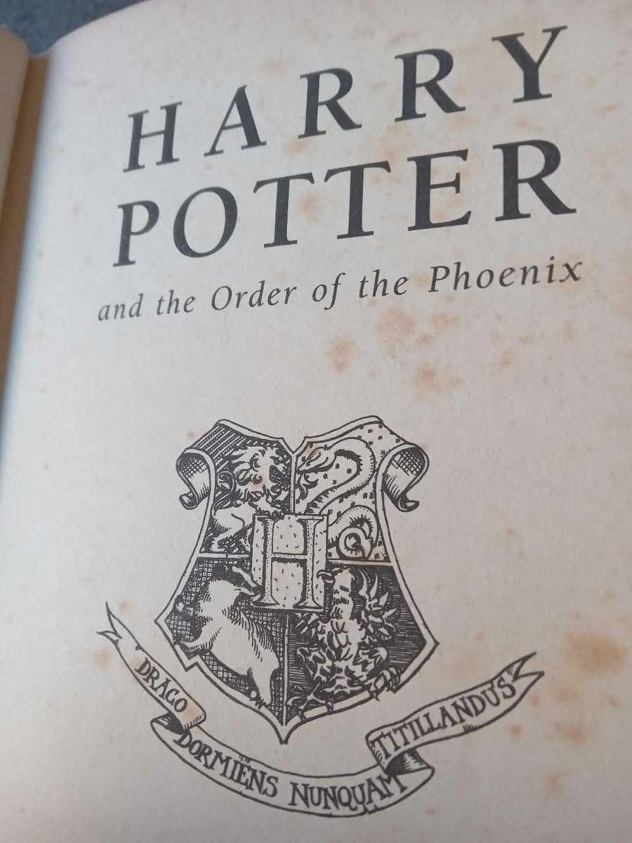 Rare Harry Potter And The Order Of The Phoenix - (First Edition)