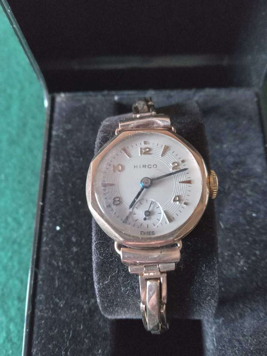 Vintage 9ct Rose Gold Ladies Wrist Watch