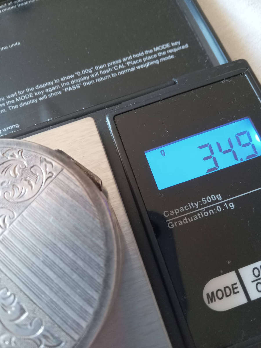 Antique Hallmarked Silver Powder Compact