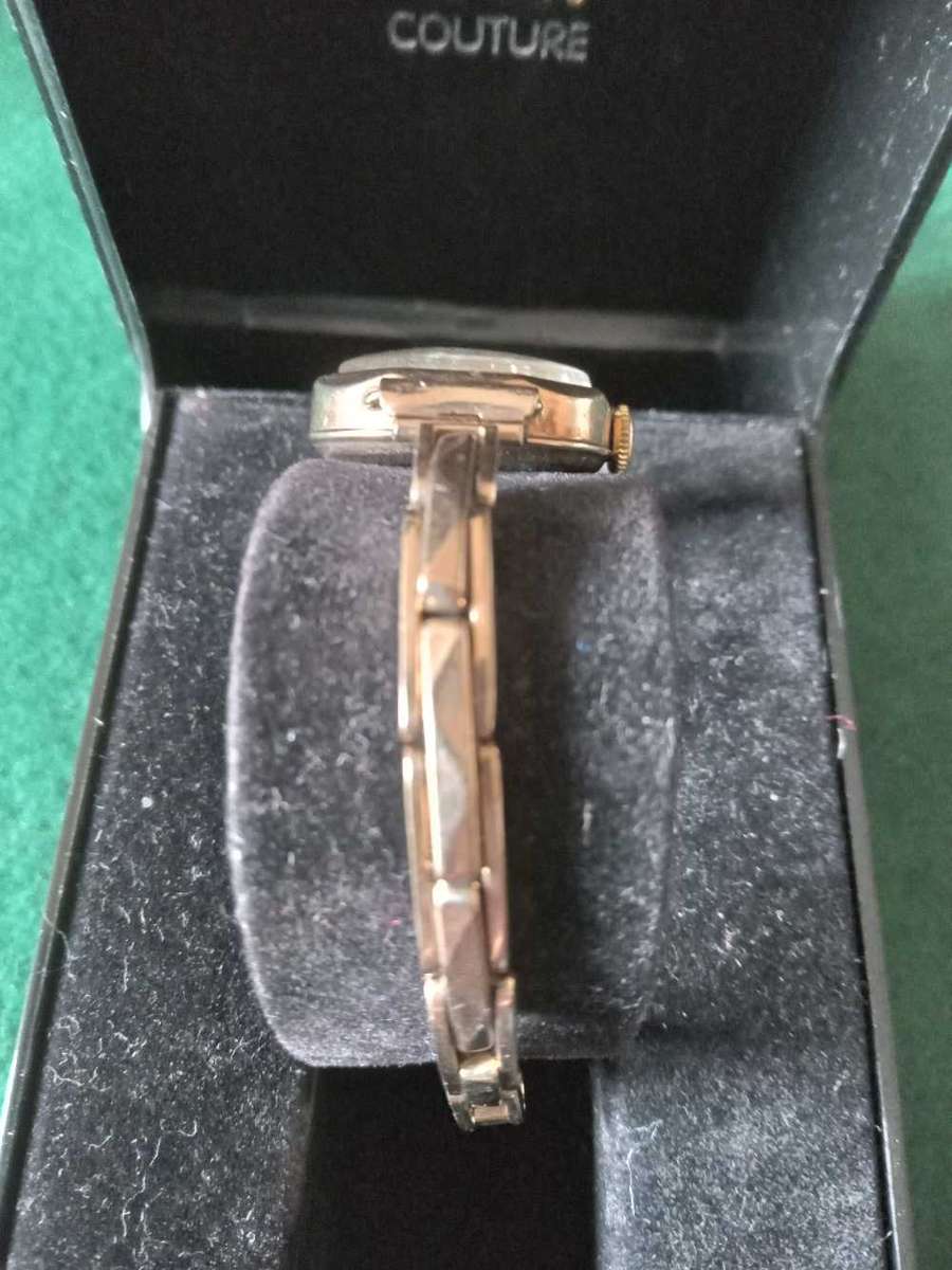 Vintage 9ct Rose Gold Ladies Wrist Watch