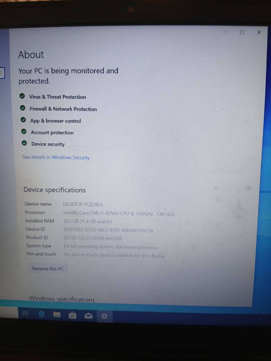Lenovo v330-15IKB i5 8TH Gen