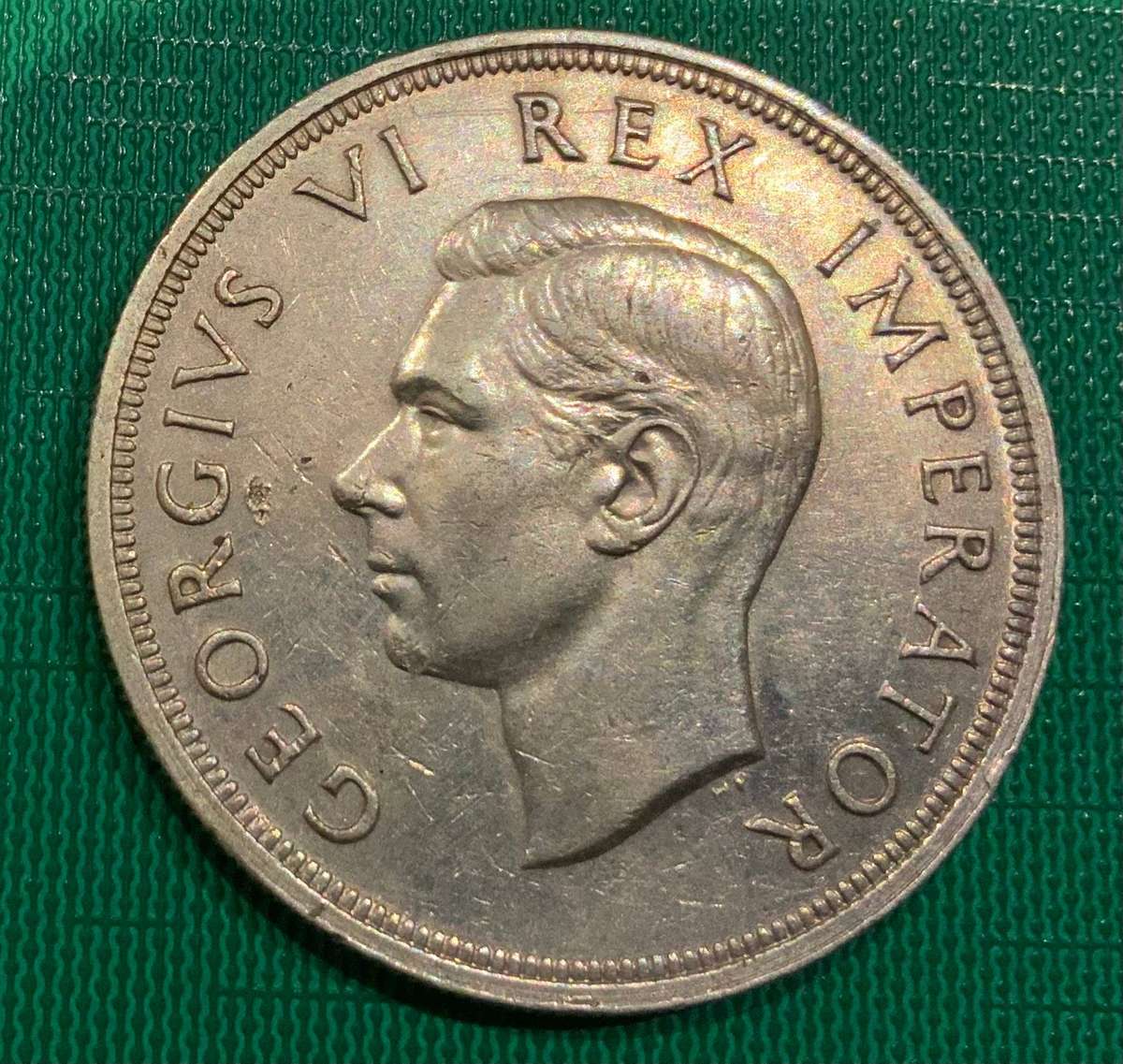 1947 South Africa 5 Shilling Coin