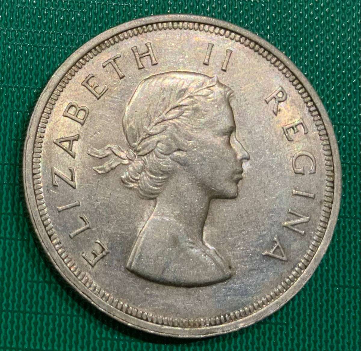 1955 South Africa 5 Shilling Coin