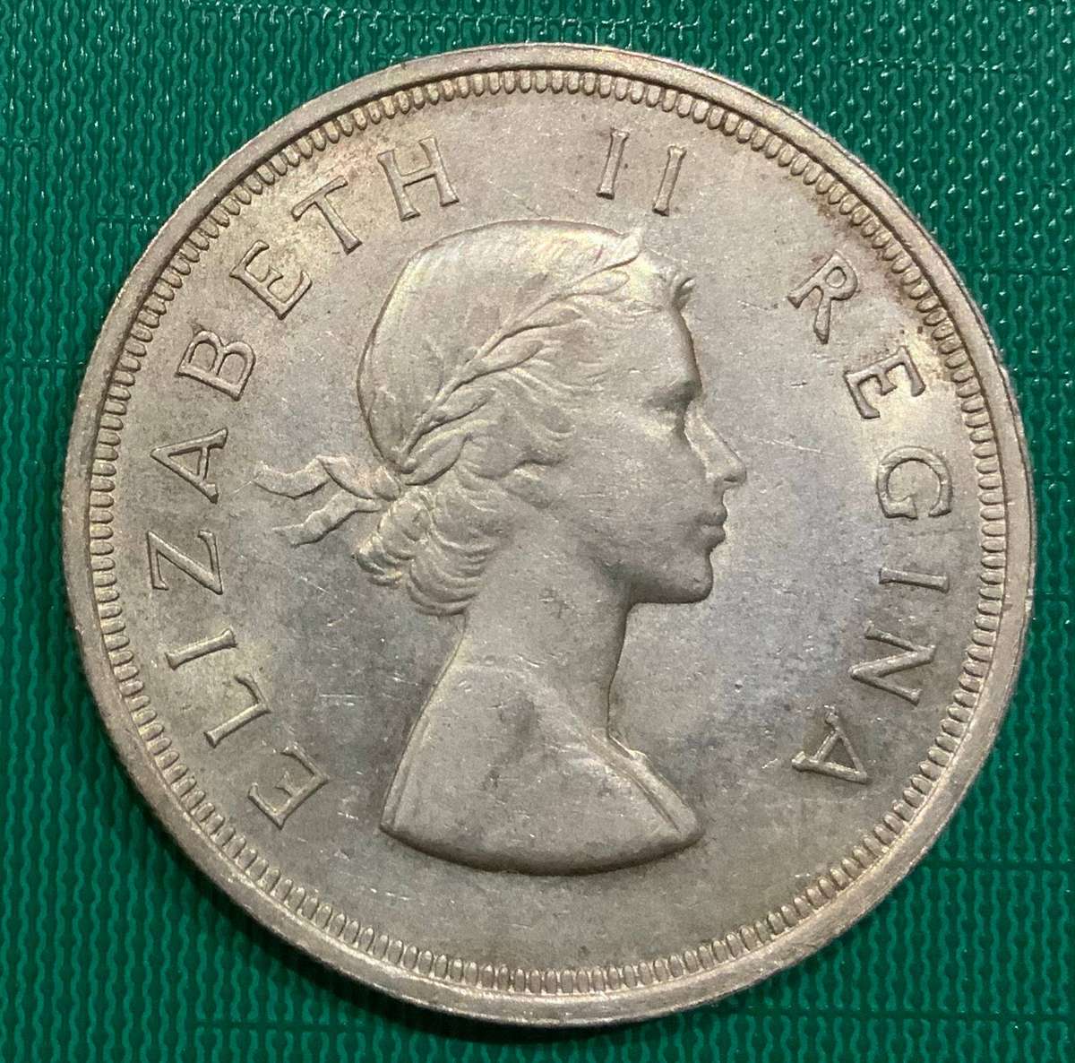 1956 South Africa 5 Shilling Coin