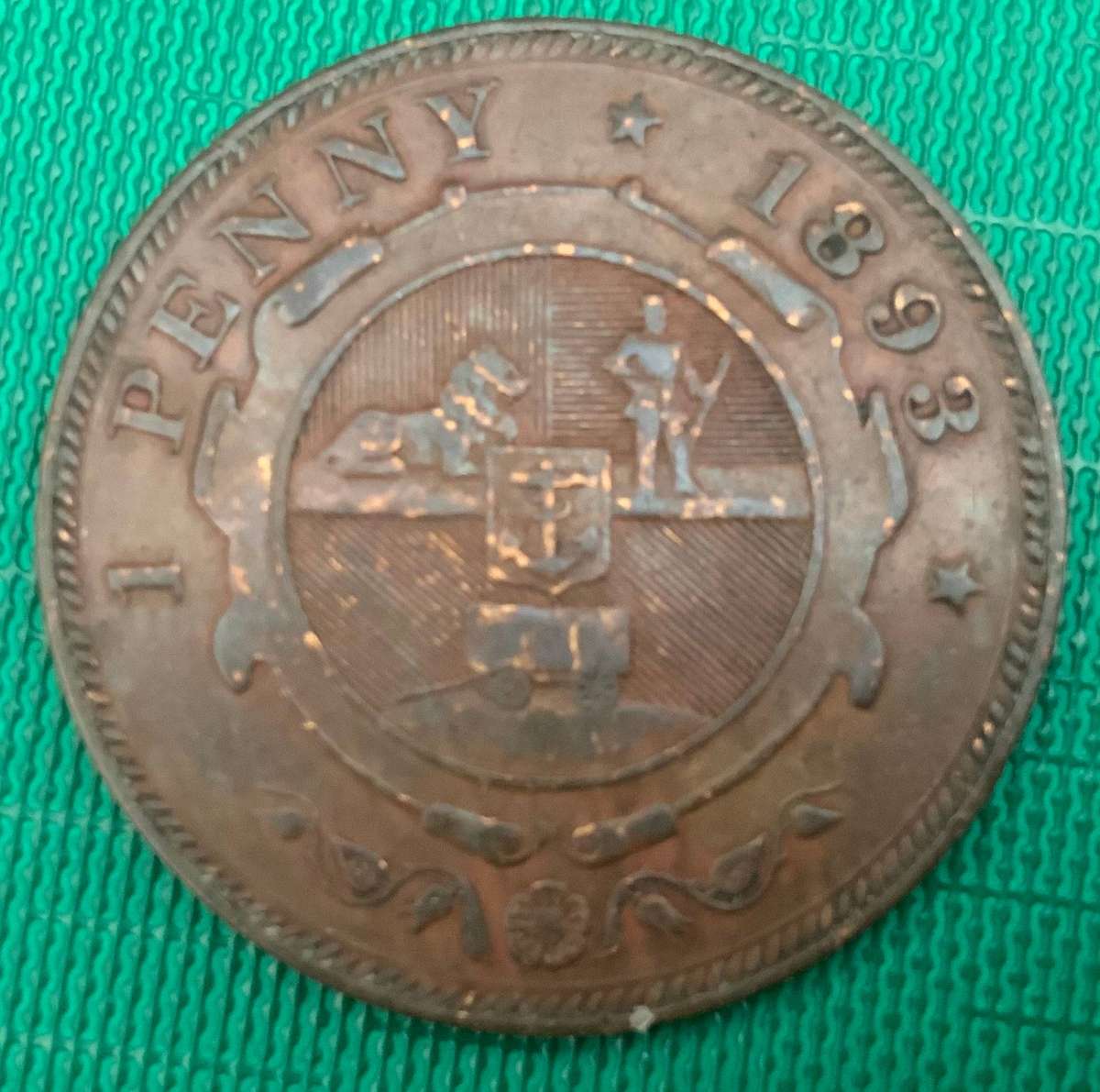 1893 ZAR 1 Penny