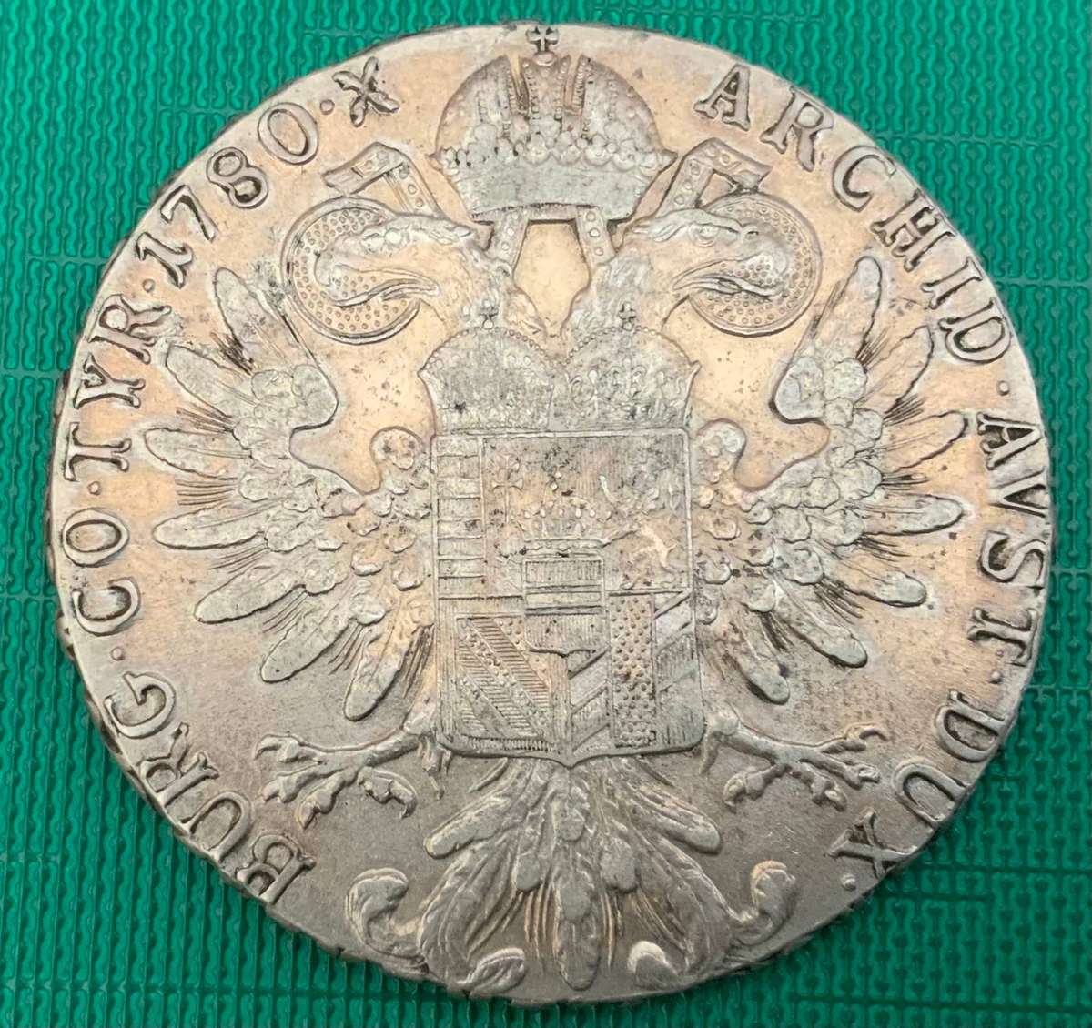 1780 Maria Theresa Thaler Silver Coin
