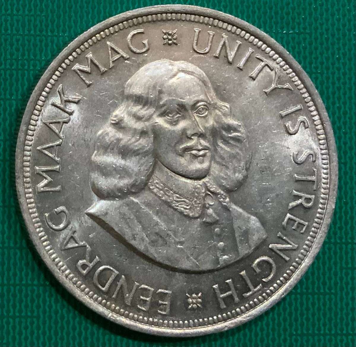 South Africa 1963 Silver 50c Coin