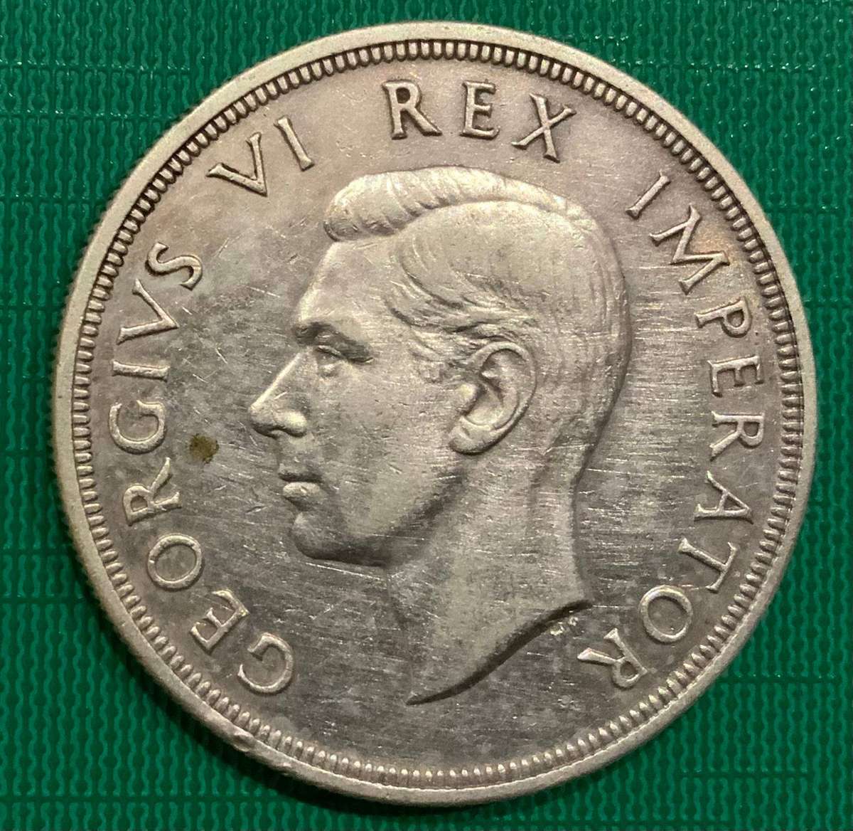 1947 South Africa 5 Shilling Coin