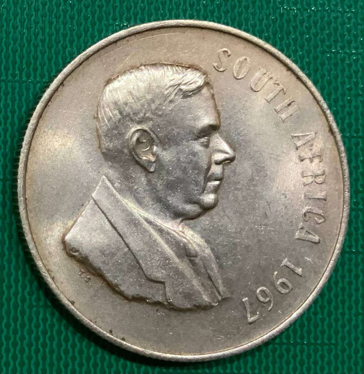 1967 South Africa One Rand Coin