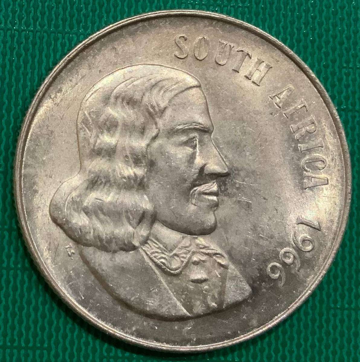 1966 E South Africa One Rand Coin