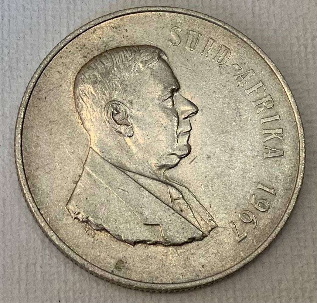 1967 South Africa One Rand Coin