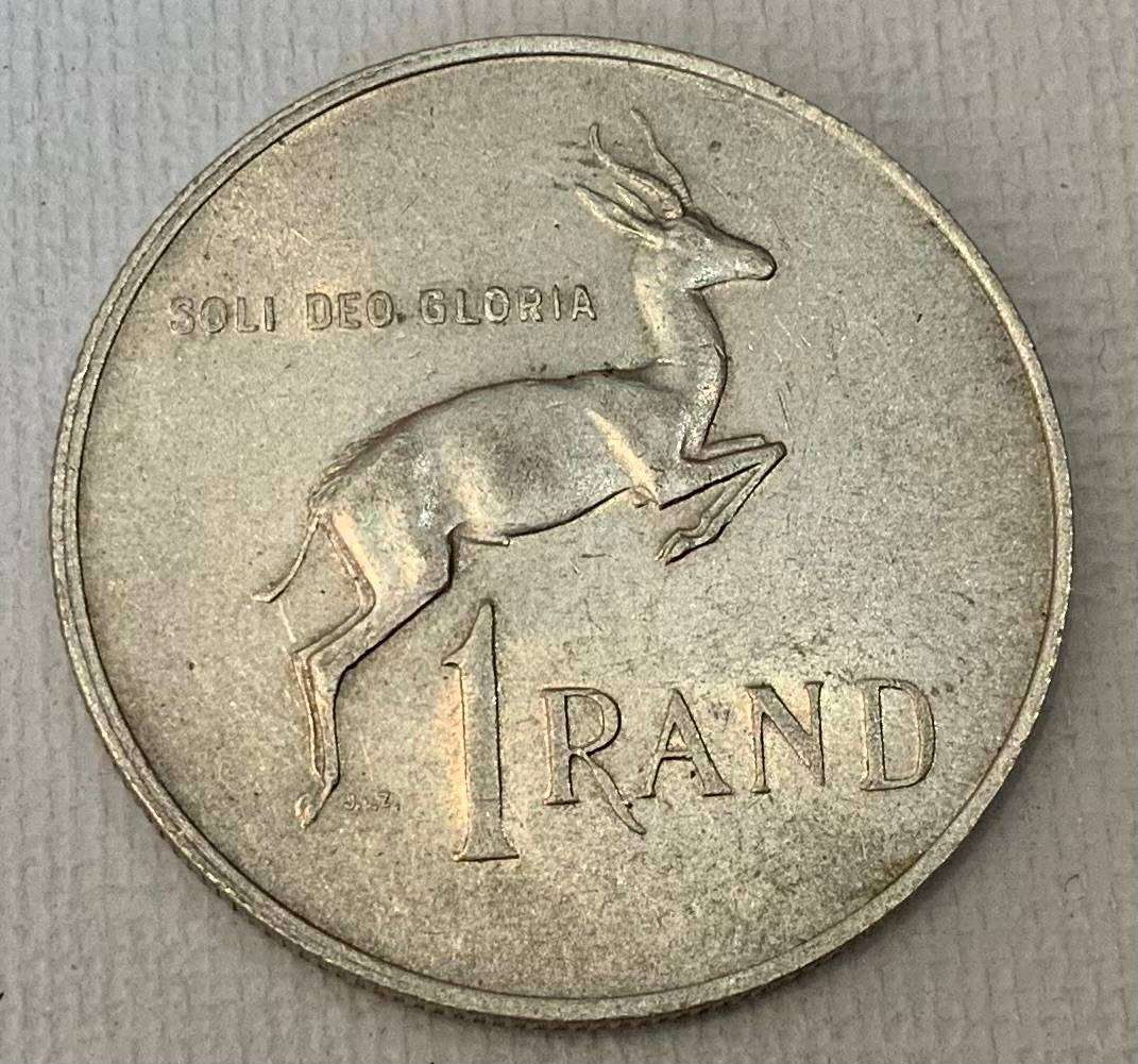 1967 South Africa One Rand Coin
