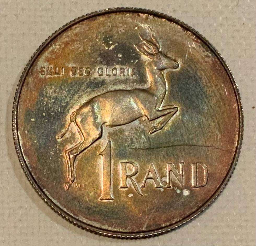 1968 South Africa One Rand Coin