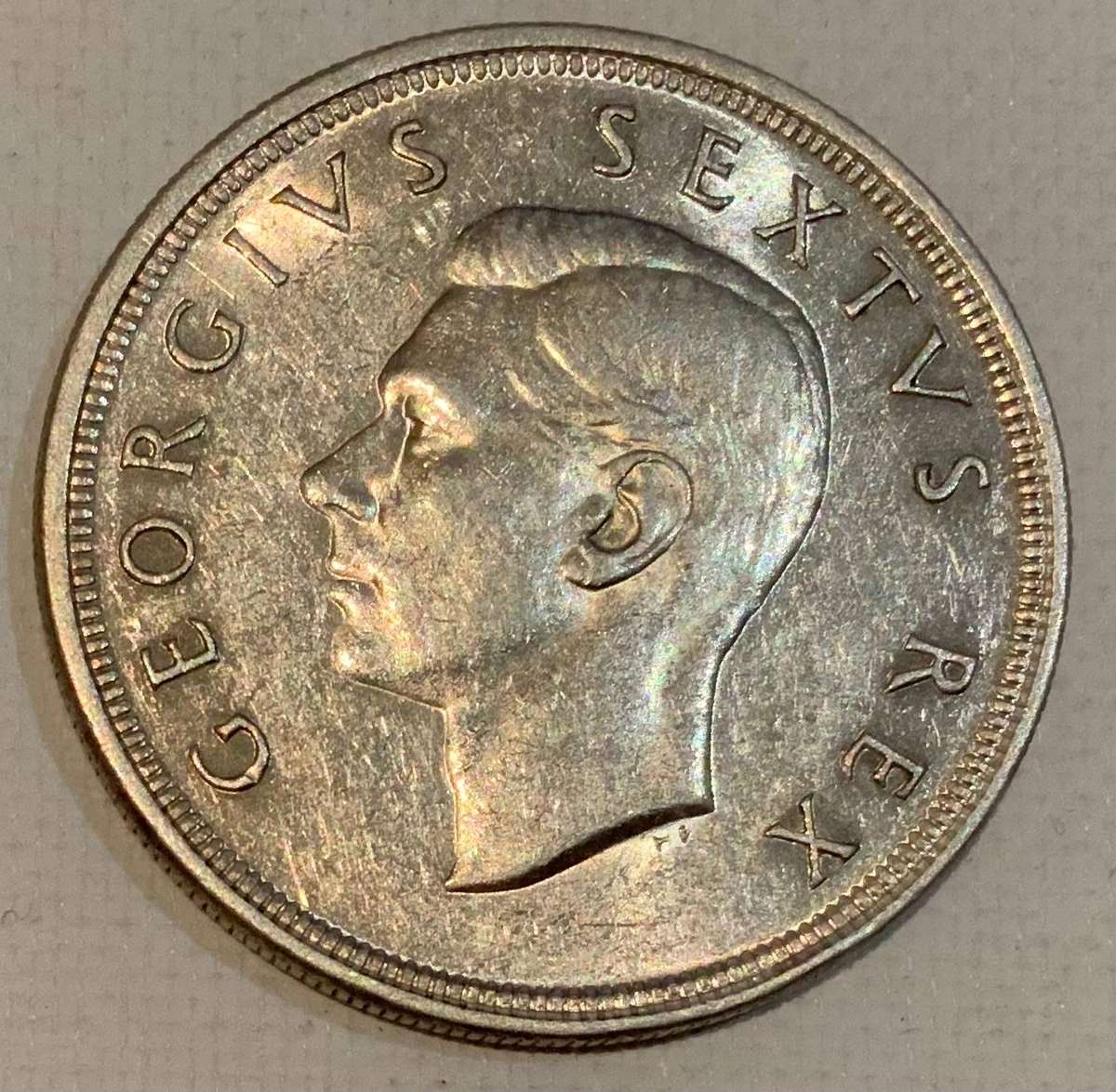 1948 South Africa 5 Shilling Coin