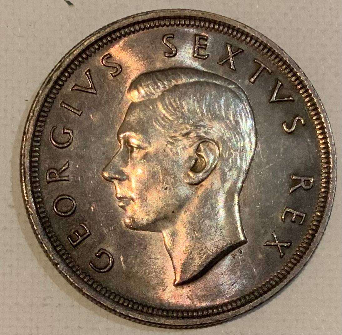 1948 South Africa 5 Shilling Coin