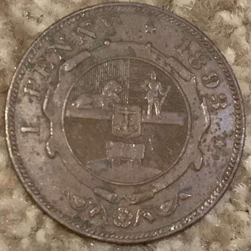 1893 ZAR 1 Penny