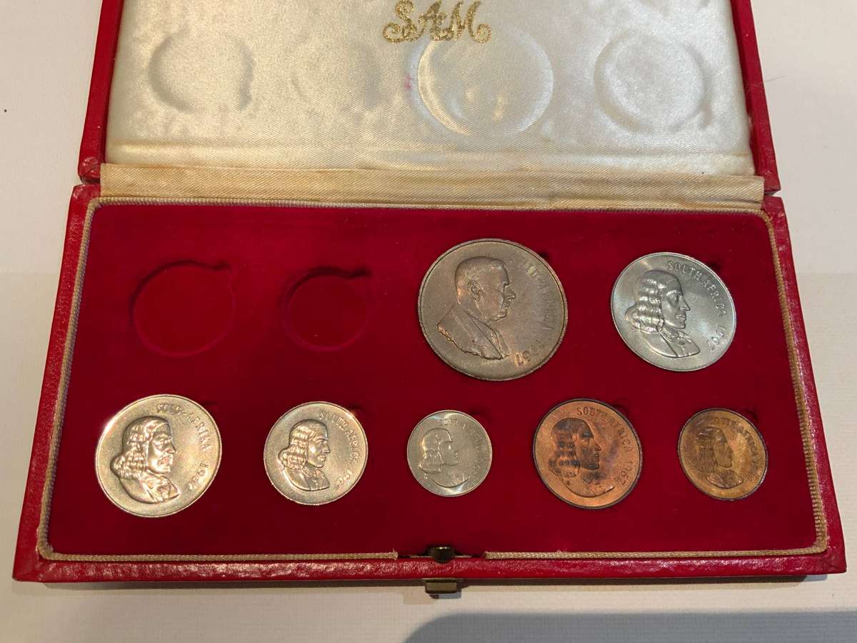 1967 RSA Long Proof Set with no Gold Coins