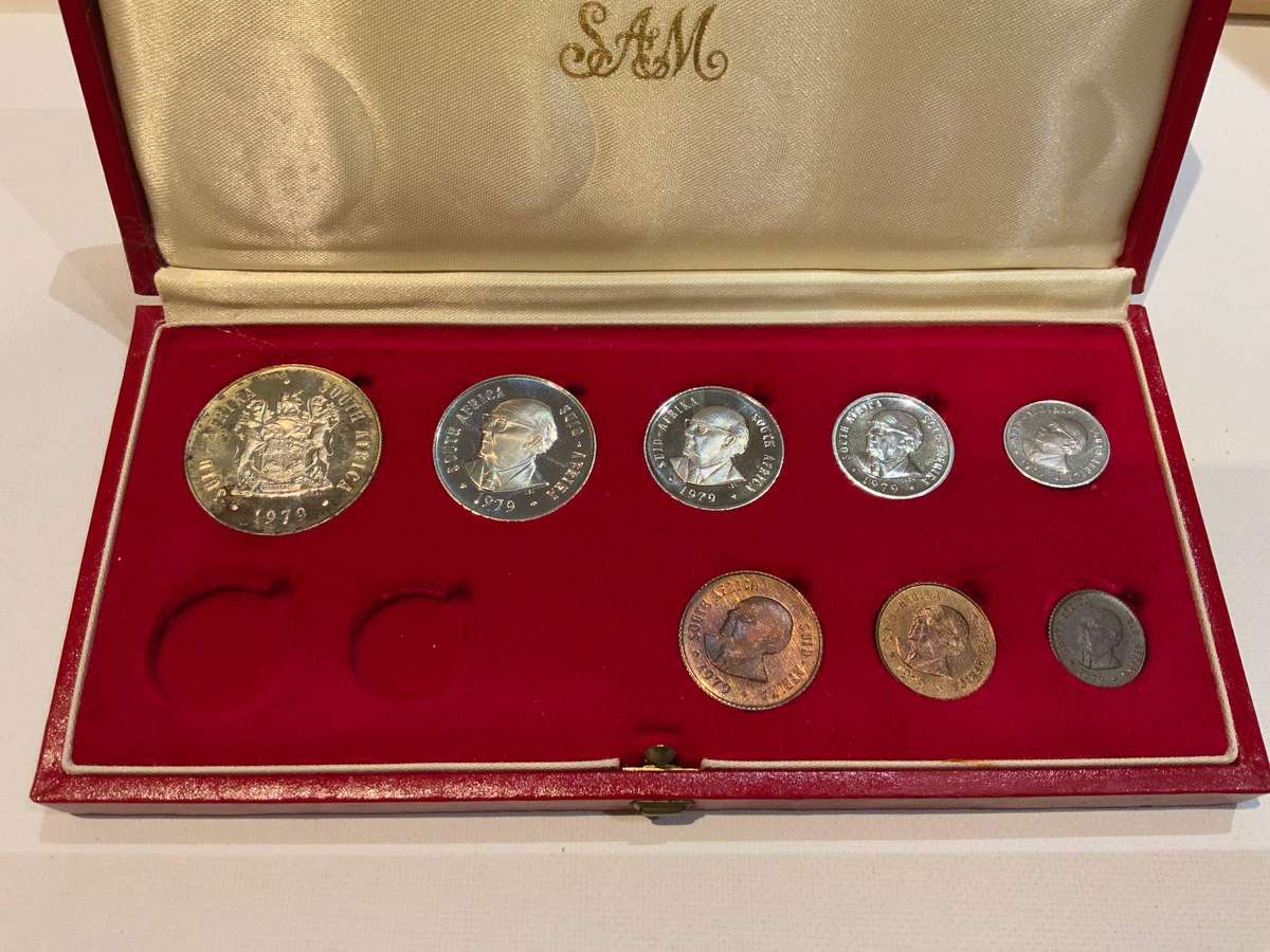1979 RSA Long Proof Set with no Gold Coins