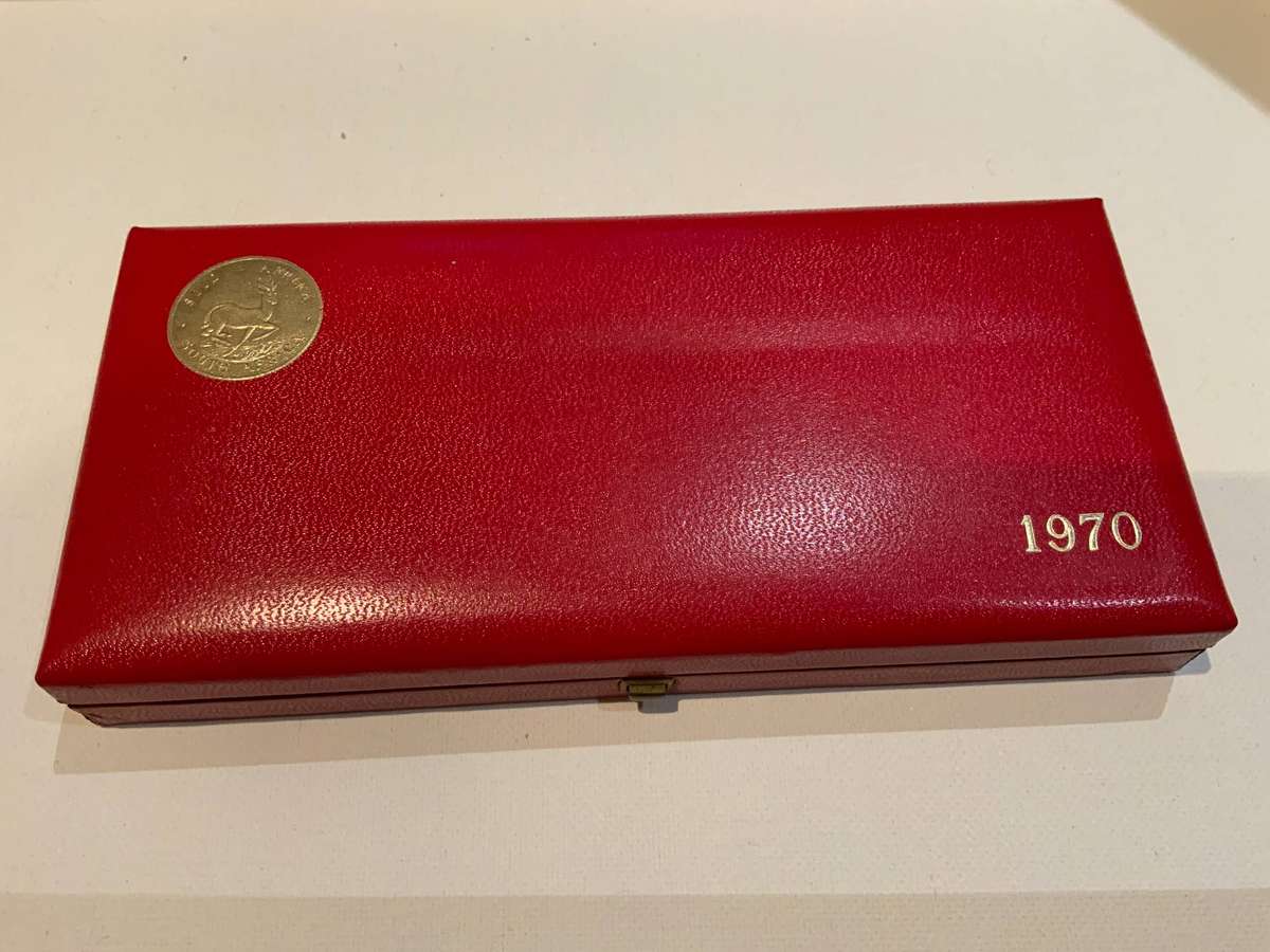1970 RSA Long Proof Set with no Gold Coins
