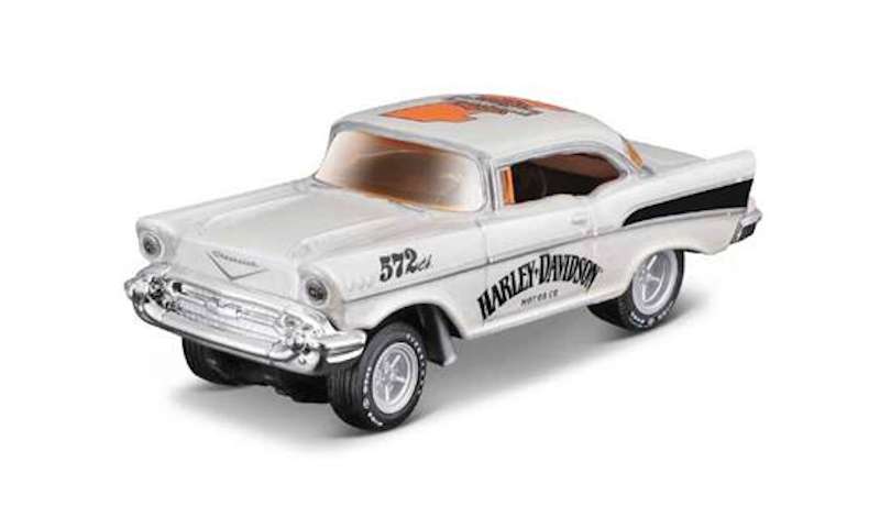 Maisto  1:64 Harley-Davidson Custom 1957 Chevrolet Bel-Air