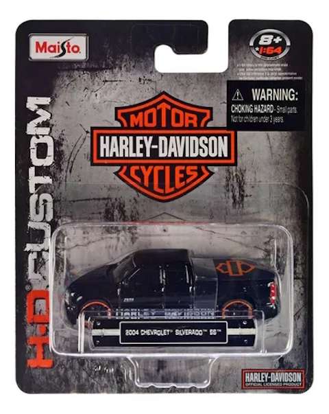 Maisto - 1:64 Harley-Davidson Custom 2004 Chevrolet Silverado SS