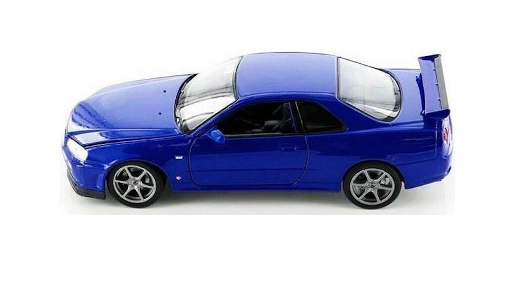 Welly  NEX 1:24 Nissan Skyline GT-R (R34)  Blue