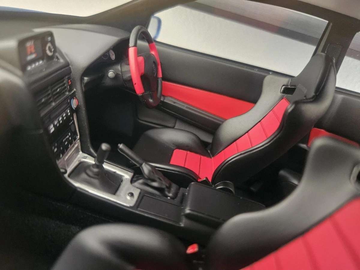 1:12 Nissan GT-R R34 Z-Tune Bayside blue metallic 2005 by OTTO mobile