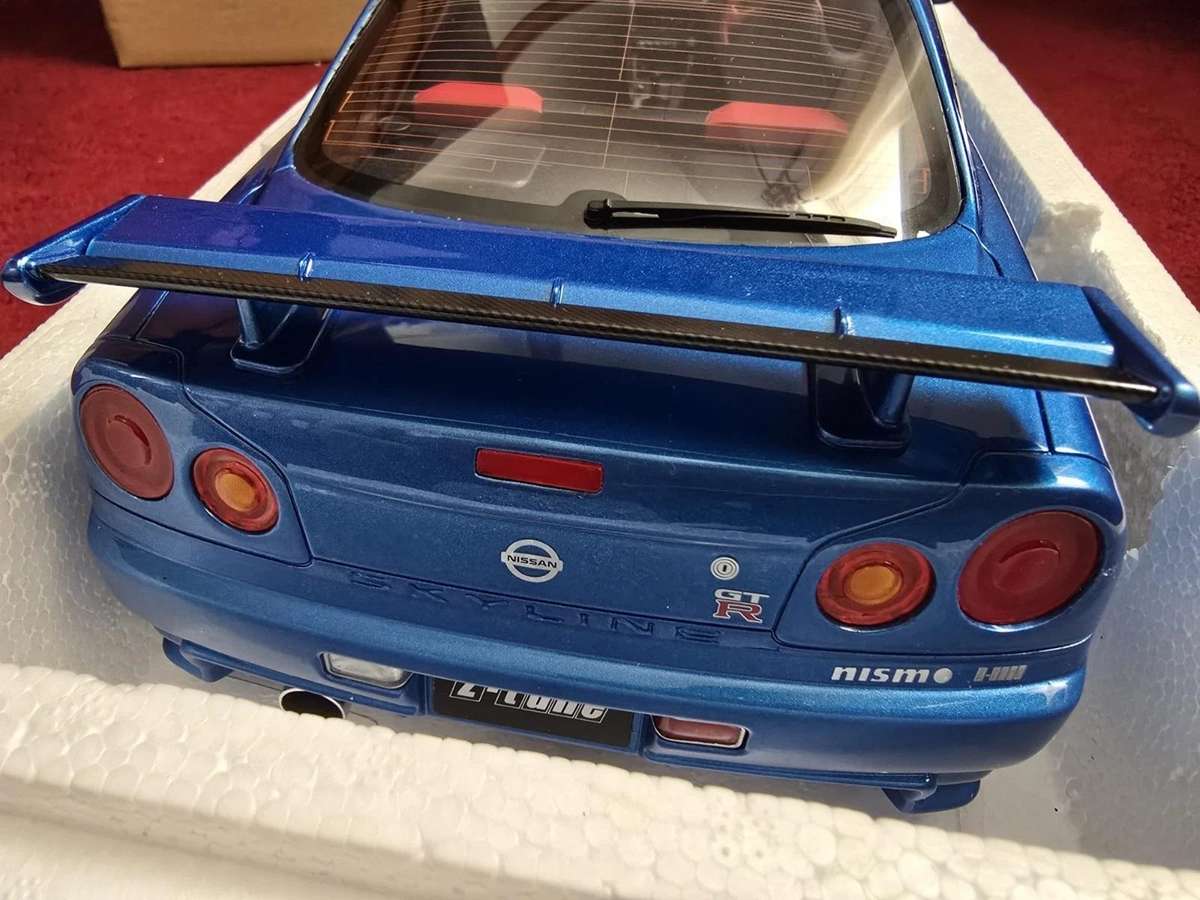 1:12 Nissan GT-R R34 Z-Tune Bayside blue metallic 2005 by OTTO mobile