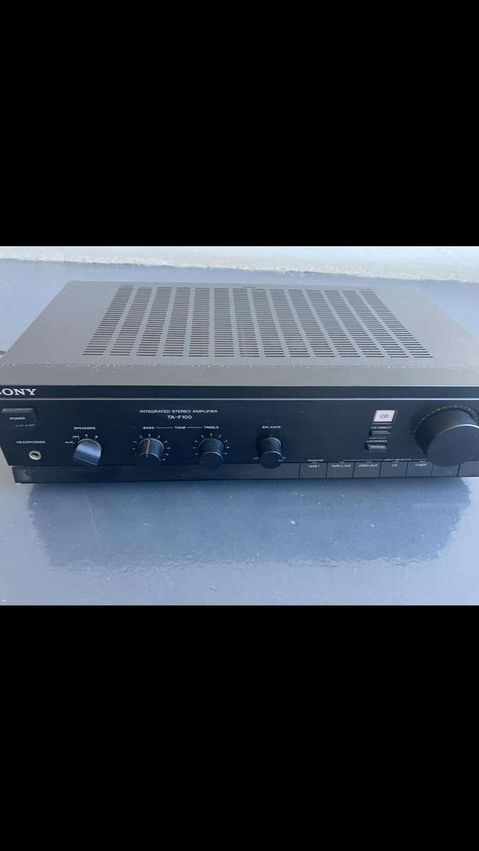 Sony integrated stereo amplifier TA F100