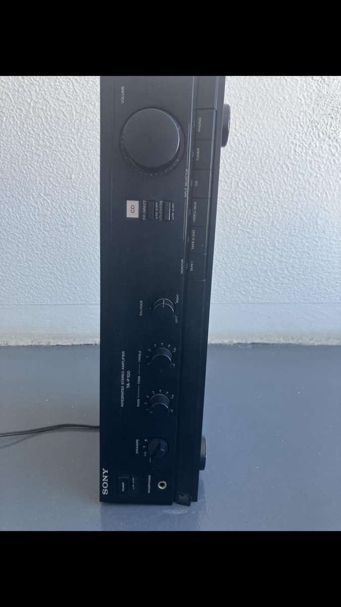 Sony integrated stereo amplifier TA F100